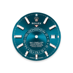 Rolex Rose Gold Sky-Dweller - 42mm - Blue-green - Oyster