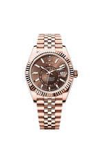 Rolex Rose Gold Sky-Dweller - 42mm - Chocolate - Jubilee
