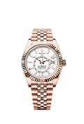 Rolex Rose Gold Sky-Dweller - 42mm - Intense white - Jubilee