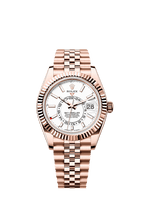 Rolex Rose Gold Sky-Dweller - 42mm - Intense white - Jubilee