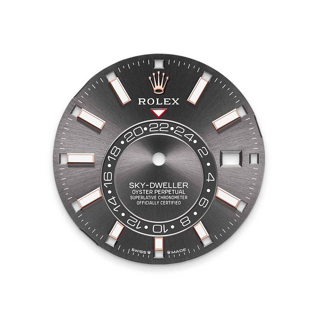Rolex Rose Gold Sky-Dweller - 42mm - Slate - Jubilee