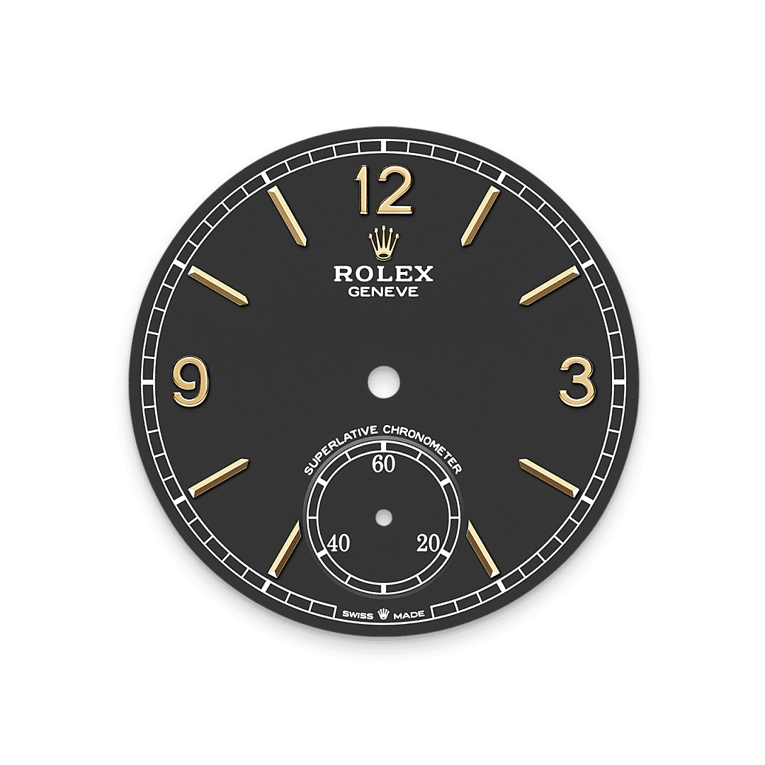 Rolex Yellow Gold 1908 - 39mm - Intense black