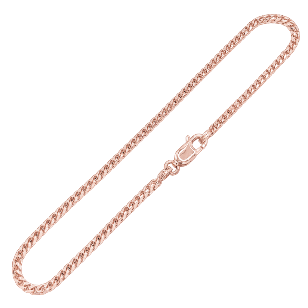 2MM Solid Diamond-Cut Franco Bracelet — detail 2