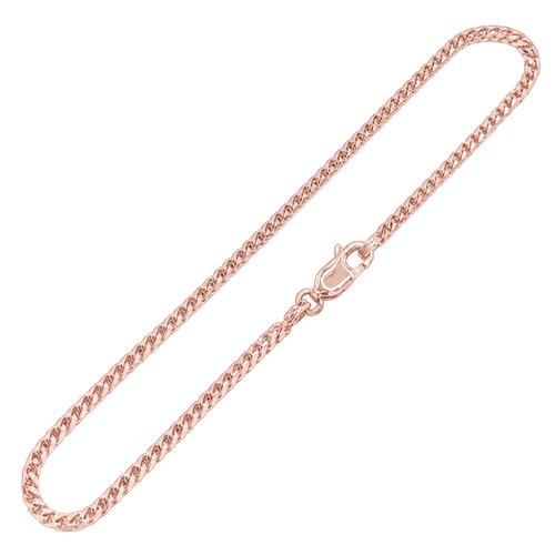 2MM Solid Diamond-Cut Franco Bracelet — detail 2