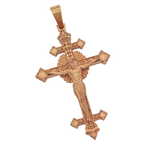 Museum-Level Crucifix pendant in rose gold