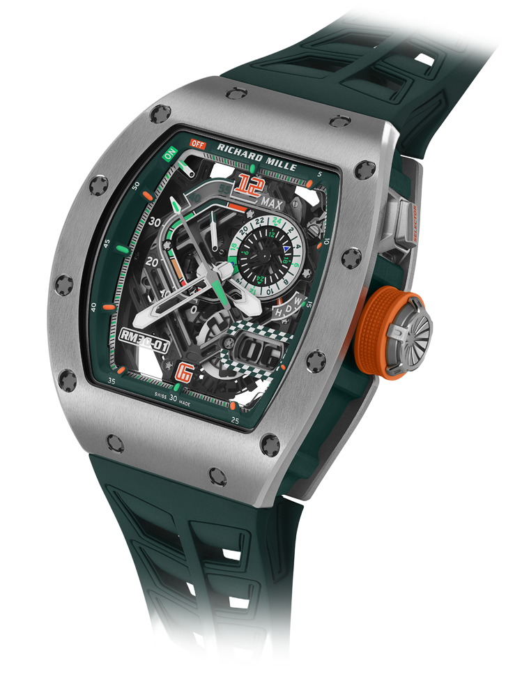 Pre-owned Richard Mille, RM 30-01, Automatic Winding with Declutchable Rotor Le Mans Classic