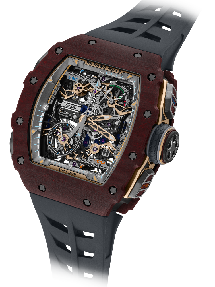 Pre-owned Richard Mille, RM 41-01, Manual Winding Tourbillon Flyback Chronograph Soccer