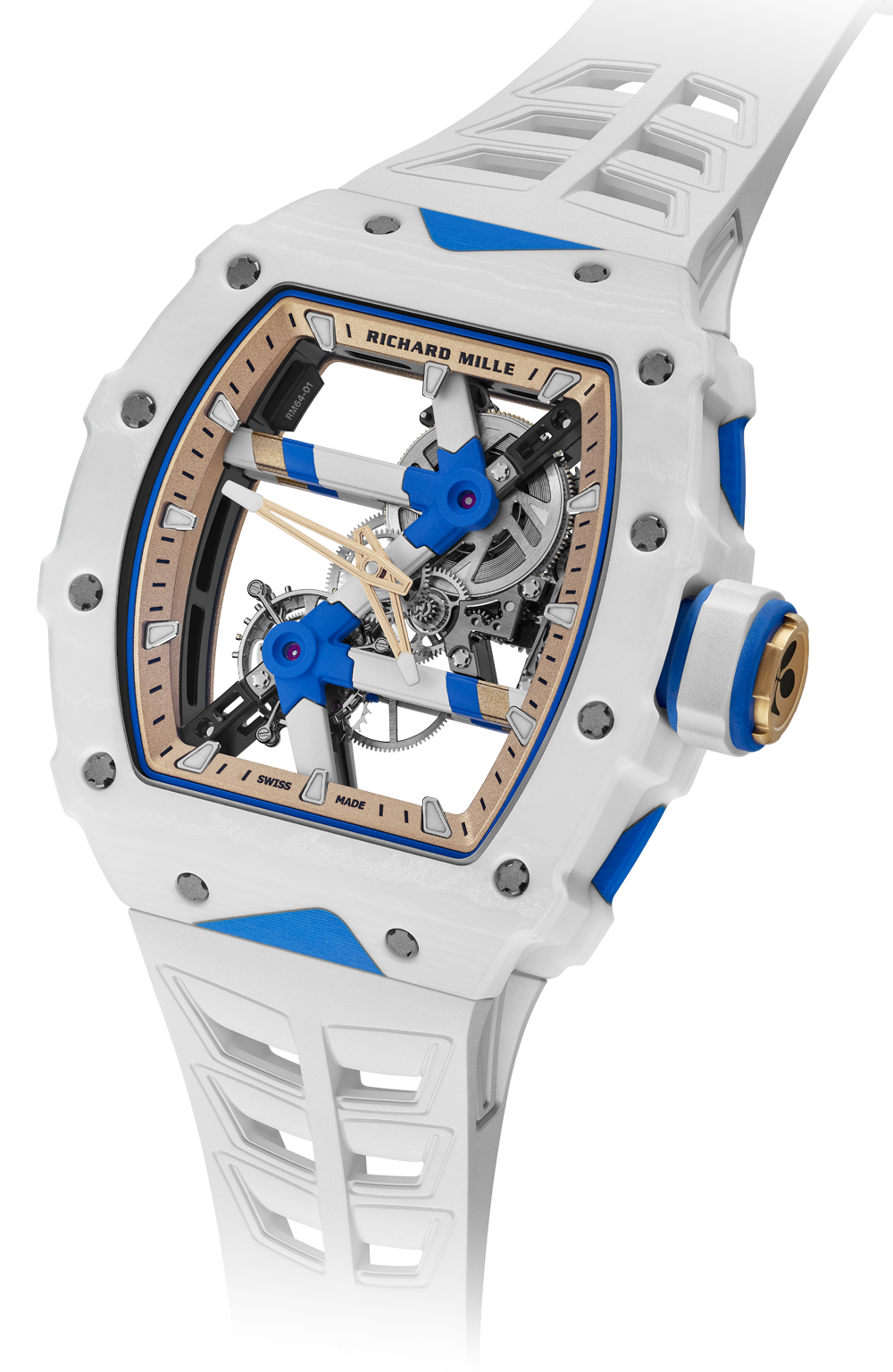 Pre-owned Richard Mille, RM 64-01, Manual Winding Tourbillon Colnago