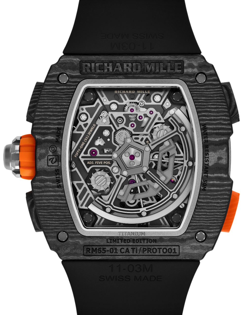 Richard Mille - RM 65-01 - Automatic Winding Split-seconds Chronograph McLaren  W1