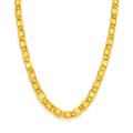 Gold Plated 925 Sterling Silver 6 Sided Diamond Cut Valentino 060 2.7mm Chain or Bracelet - CH301 GP