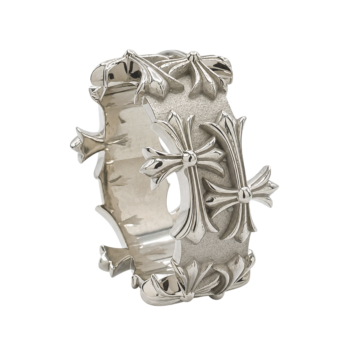 11MM Gothic Cross Full Wrap Ring — detail 3