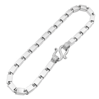 3.5MM Semi-Hollow Baht Link Bracelet — detail 2