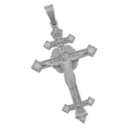 Museum-Level Crucifix pendant in white gold