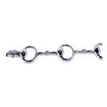 Silver 925 Rhodium Plated Open Multi Oval Link Bracelet - STB00257