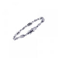 Silver 925 Rhodium Plated Love Infinity Tennis Bracelet - STB00314