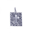 Silver 925 Rhodium Plated Cross Pendant - STP00774