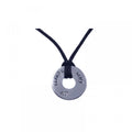 Silver 925 Rhodium Plated Medallion Pendant Necklace - STP00779