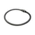 Silver 925 Black Rhodium Plated Shiny Italian Bracelet - ITB00092BLK