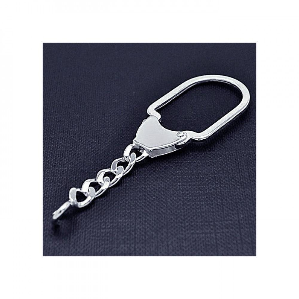 Silver 925 Dangling Customizable Keychain - KEYCHAIN7