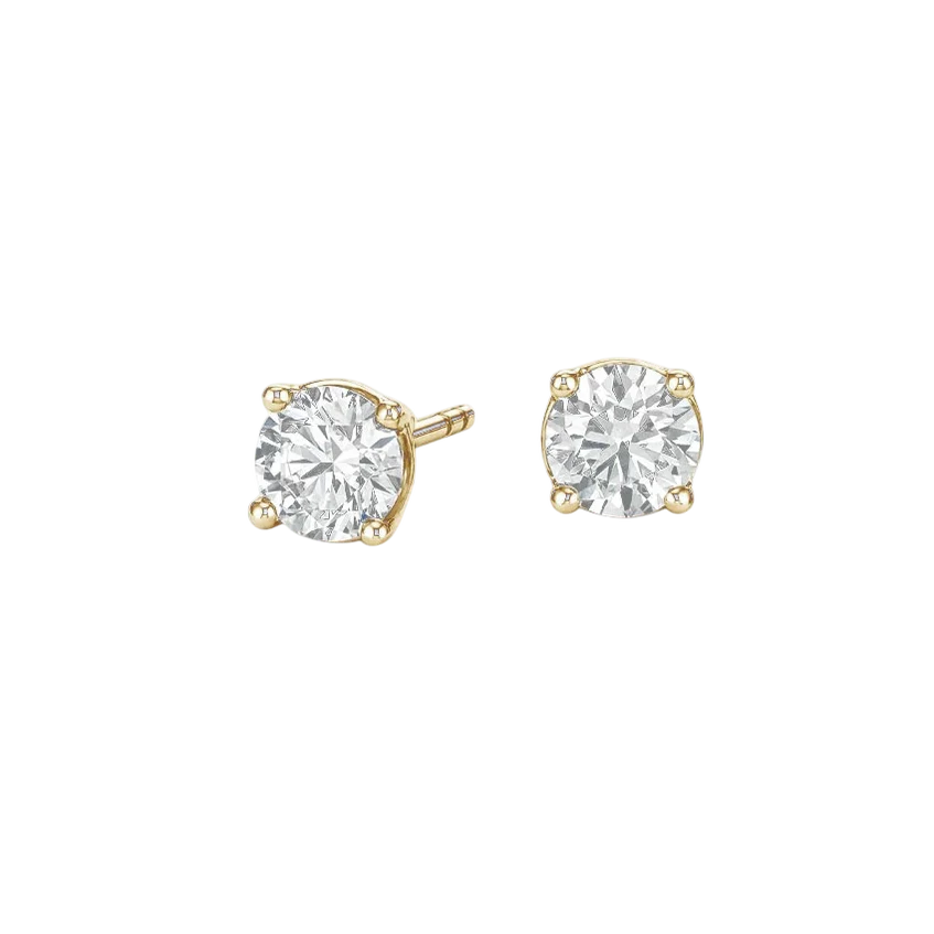 Classic Diamond Stud Earrings